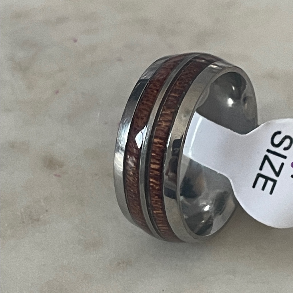 Mens Stainless Steel Wedding Band Style Ring 7 Mens Stainless Steel Wedding Band Style Ring 7